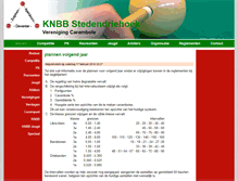 Tablet Screenshot of knbb-stedendriehoek.nl
